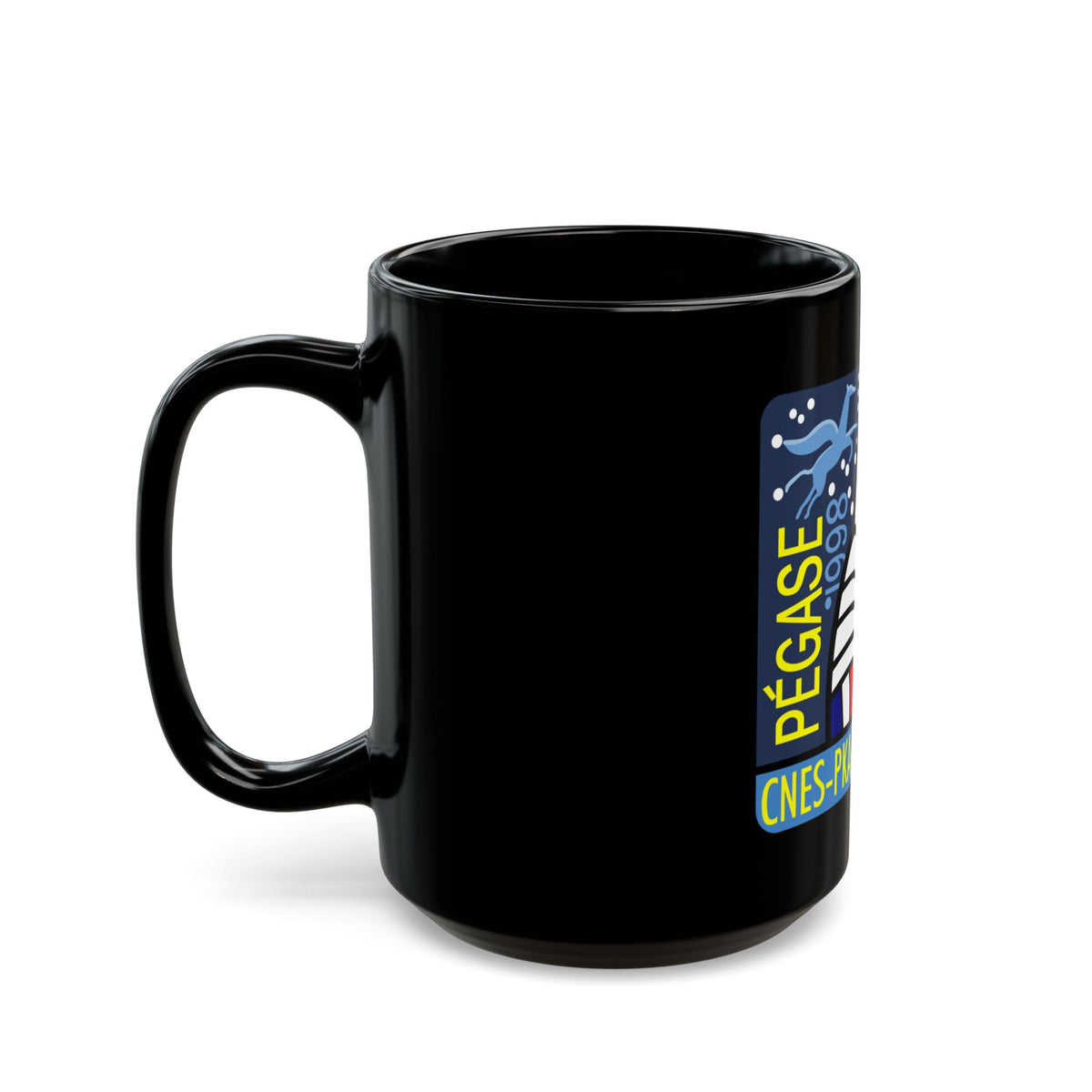 Soyuz TM-27 (Soyuz Programme) Black Coffee Mug
