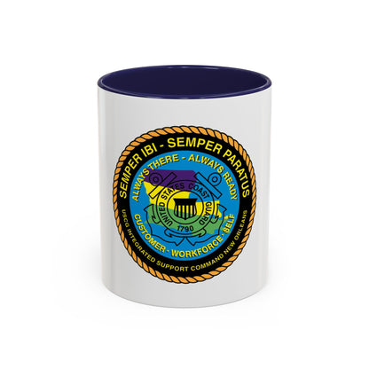 USCG ISC New Orleans (U.S. Coast Guard) Accent Coffee Mug
