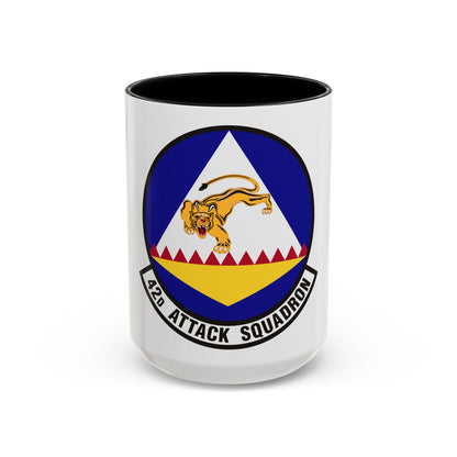 42 Attack Squadron ACC (U.S. Air Force) Accent Coffee Mug
