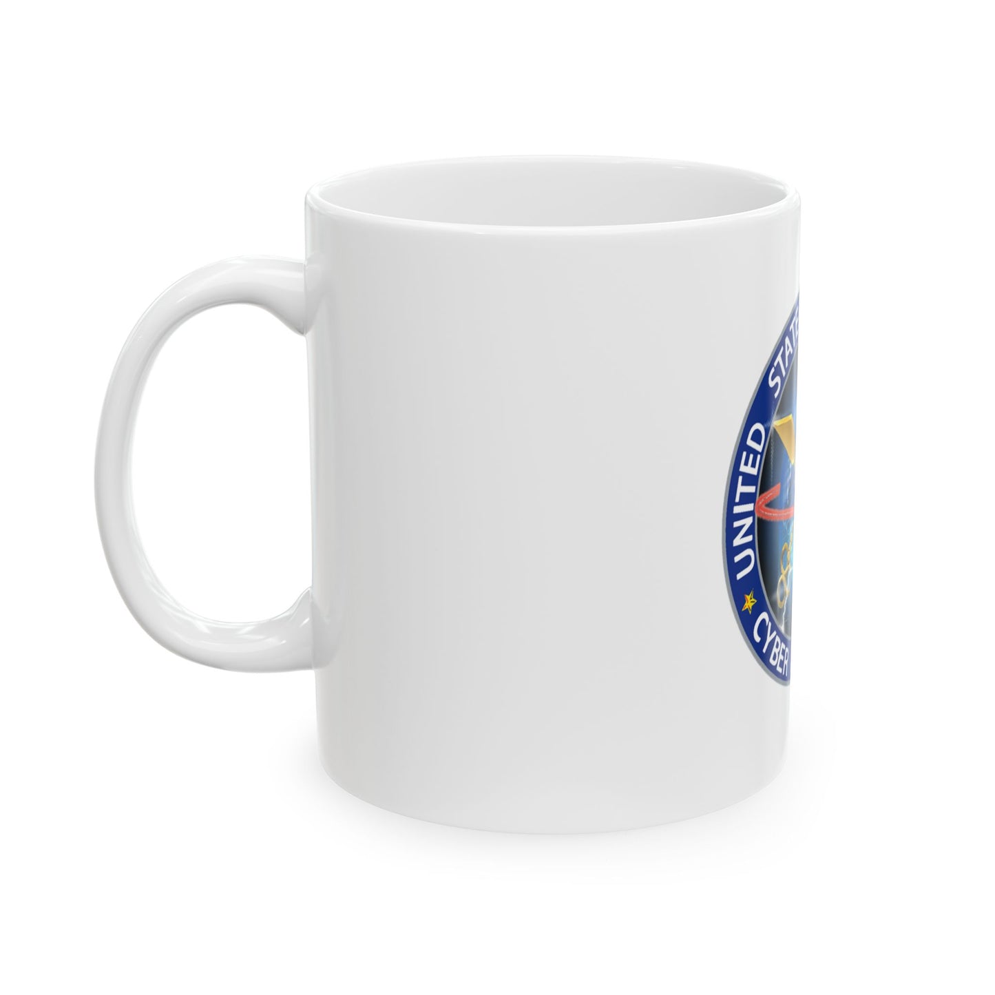 USCG Cyber Command (U.S. Coast Guard) White Coffee Mug