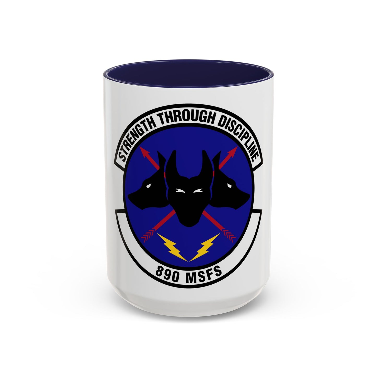 890 Missile Security Forces Squadron AFGSC (U.S. Air Force) Accent Coffee Mug