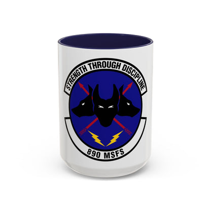 890 Missile Security Forces Squadron AFGSC (U.S. Air Force) Accent Coffee Mug
