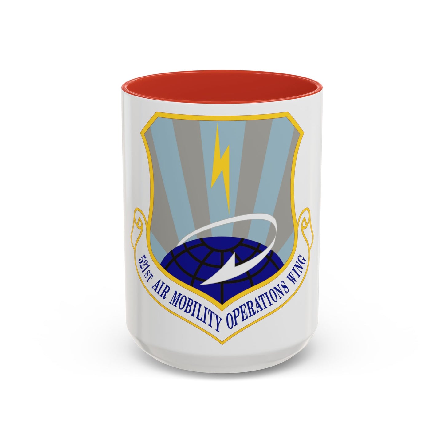 521st Air Mobility Operations Wing (U.S. Air Force) Accent Coffee Mug