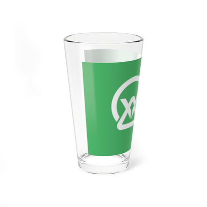 Flag of Nishiaizu Fukushima (Japan) Pint Glass 16oz