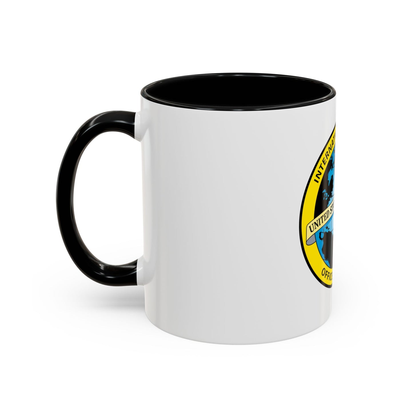 International Maritime Officers School USCG (U.S. Coast Guard) Accent Coffee Mug