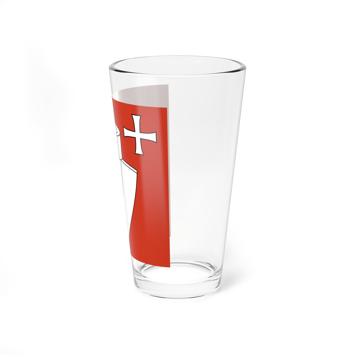 CHE Schwamendingen ZH Flag (Switzerland) Pint Glass 16oz
