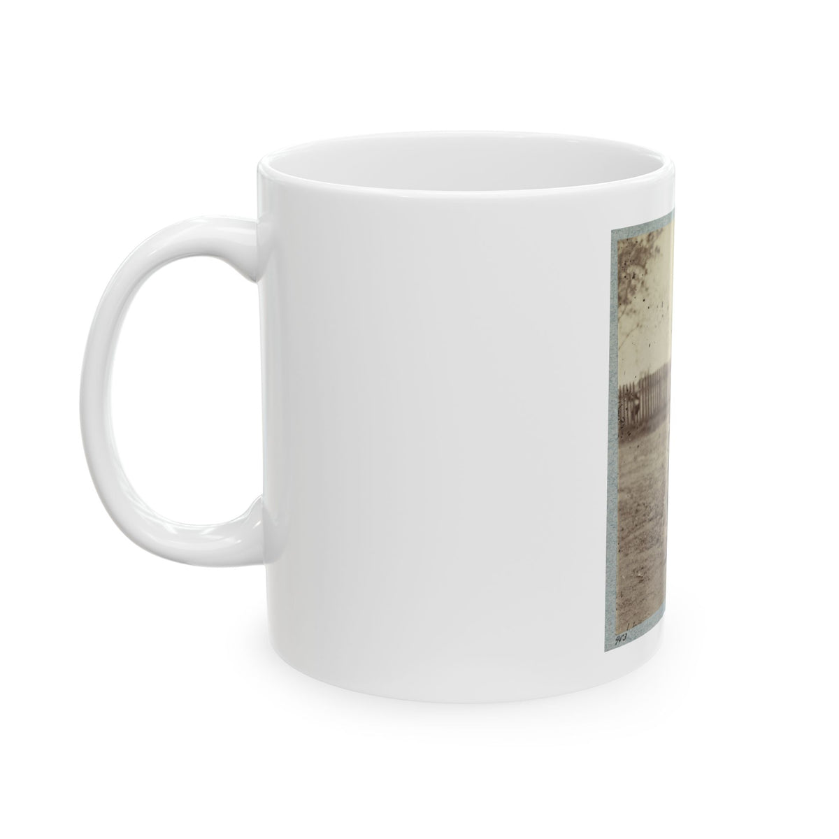 7th New York State Militia, Camp Cameron, D.C., 1861. (U.S. Civil War) White Coffee Mug