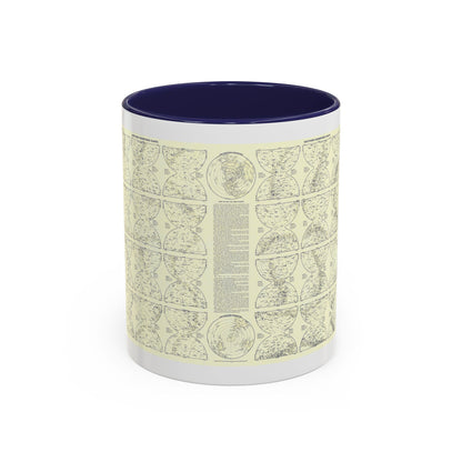 Heavens, The 2 (1957) (Map) Accent Coffee Mug