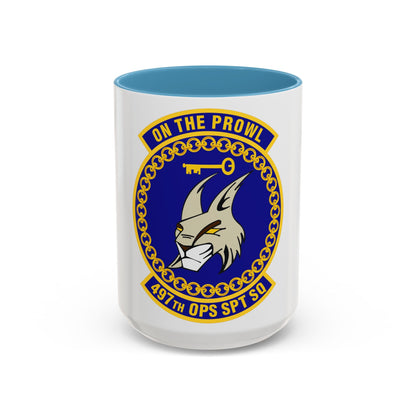 497 Operations Support Squadron ACC (U.S. Air Force) Accent Coffee Mug