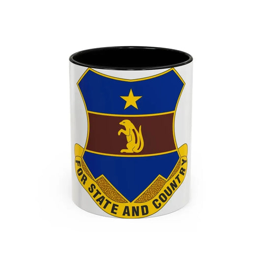 216th Air Defense Artillery Regiment (U.S. Army) Accent Coffee Mug 11oz Black - Go Mug Yourself