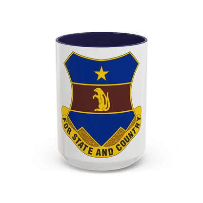 216th Air Defense Artillery Regiment (U.S. Army) Accent Coffee Mug 15oz Navy - Go Mug Yourself