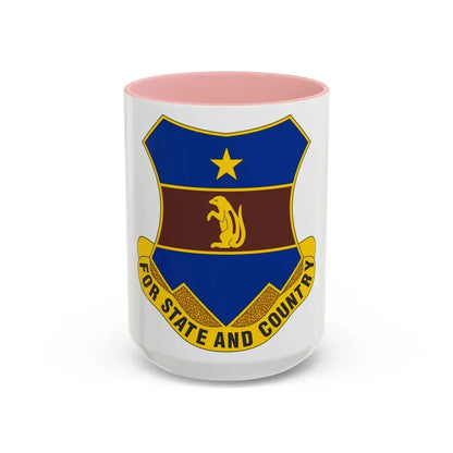 216th Air Defense Artillery Regiment (U.S. Army) Accent Coffee Mug 15oz Pink - Go Mug Yourself