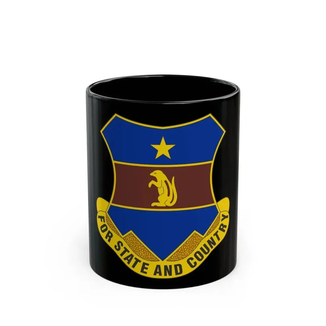 216th Air Defense Artillery Regiment (U.S. Army) Black Coffee Mug 11oz - Go Mug Yourself