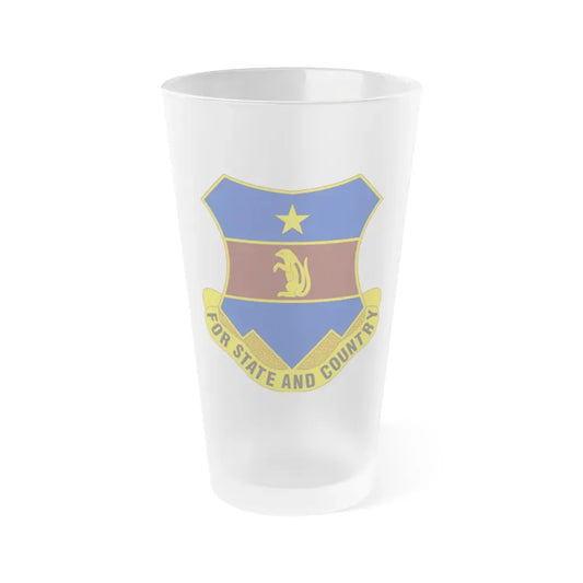 216th Air Defense Artillery Regiment (U.S. Army) Frosted Pint Glass 16oz Default Title - Go Mug Yourself