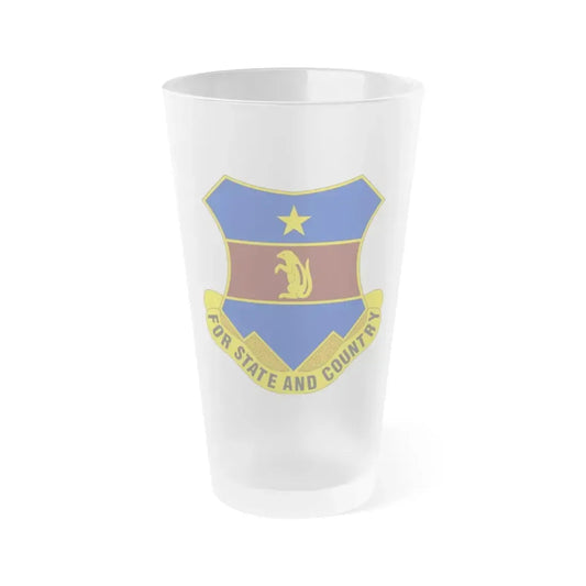 216th Air Defense Artillery Regiment (U.S. Army) Frosted Pint Glass 16oz Default Title - Go Mug Yourself