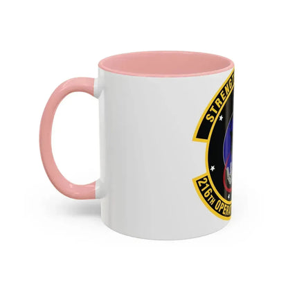 216th Operations Support Squadron (U.S. Air Force) Accent Coffee Mug - Go Mug Yourself