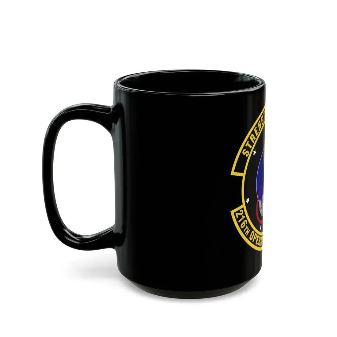 216th Operations Support Squadron (U.S. Air Force) Black Coffee Mug - Go Mug Yourself