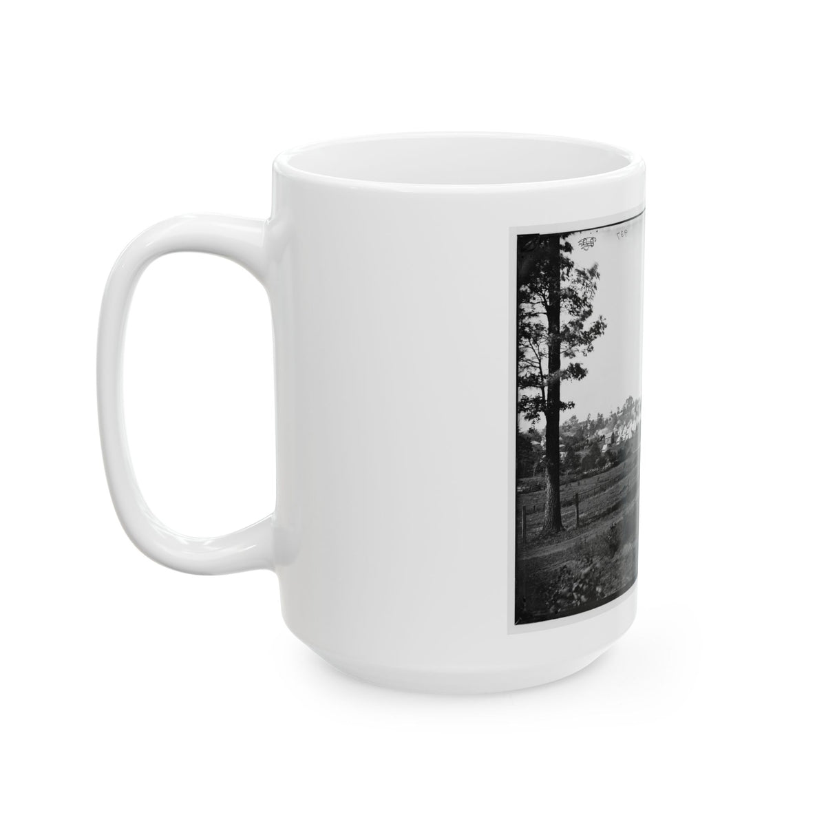 Culpeper, Va. Encampment On The Edge Of Town (U.S. Civil War) White Coffee Mug