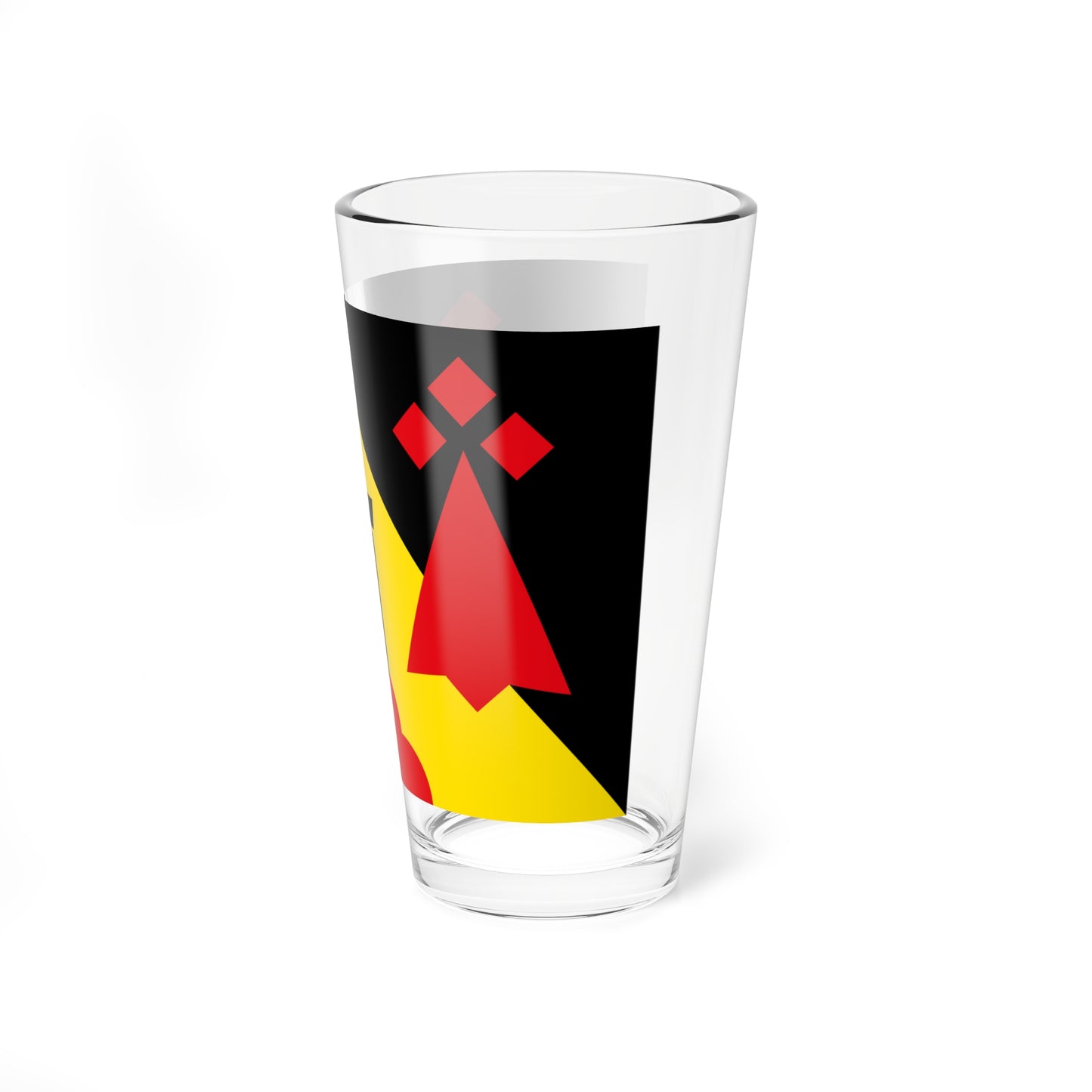 Pays de Calanhel traditional district flag (France) Pint Glass 16oz
