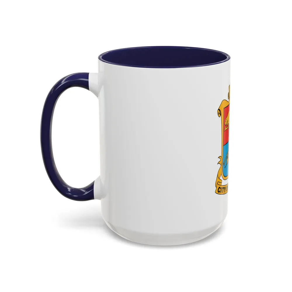 Flag of Brampton Canada - Accent Coffee Mug-Go Mug Yourself