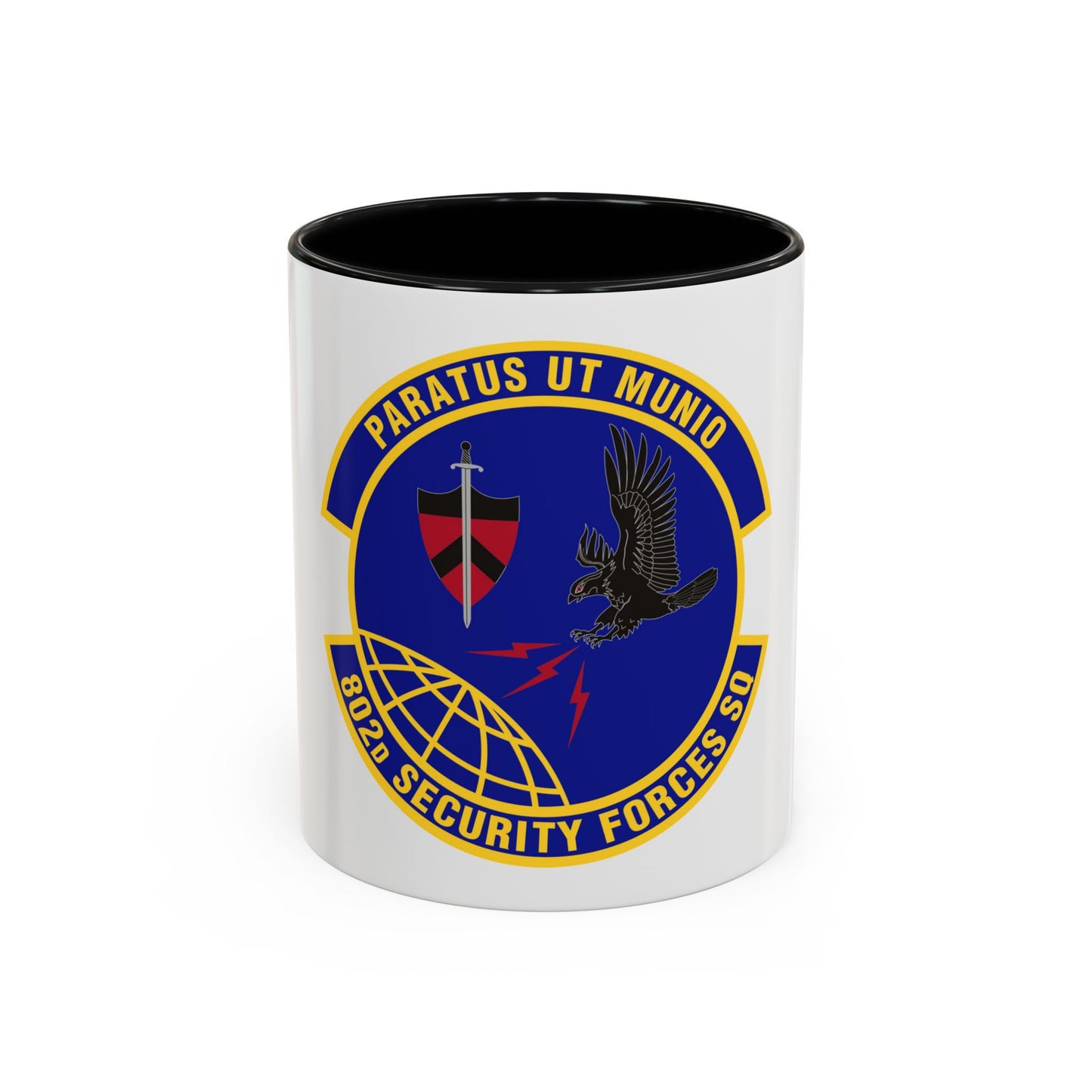 802d Security Forces Squadron (U.S. Air Force) Accent Coffee Mug
