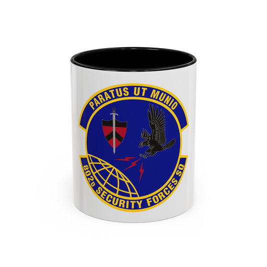 802d Security Forces Squadron (U.S. Air Force) Accent Coffee Mug