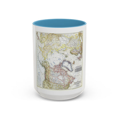 Top Of The World (1949) (Map) Accent Coffee Mug
