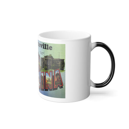 Greetings from Fayetteville North Carolina (Greeting Postcards) Color Changing Mug 11oz
