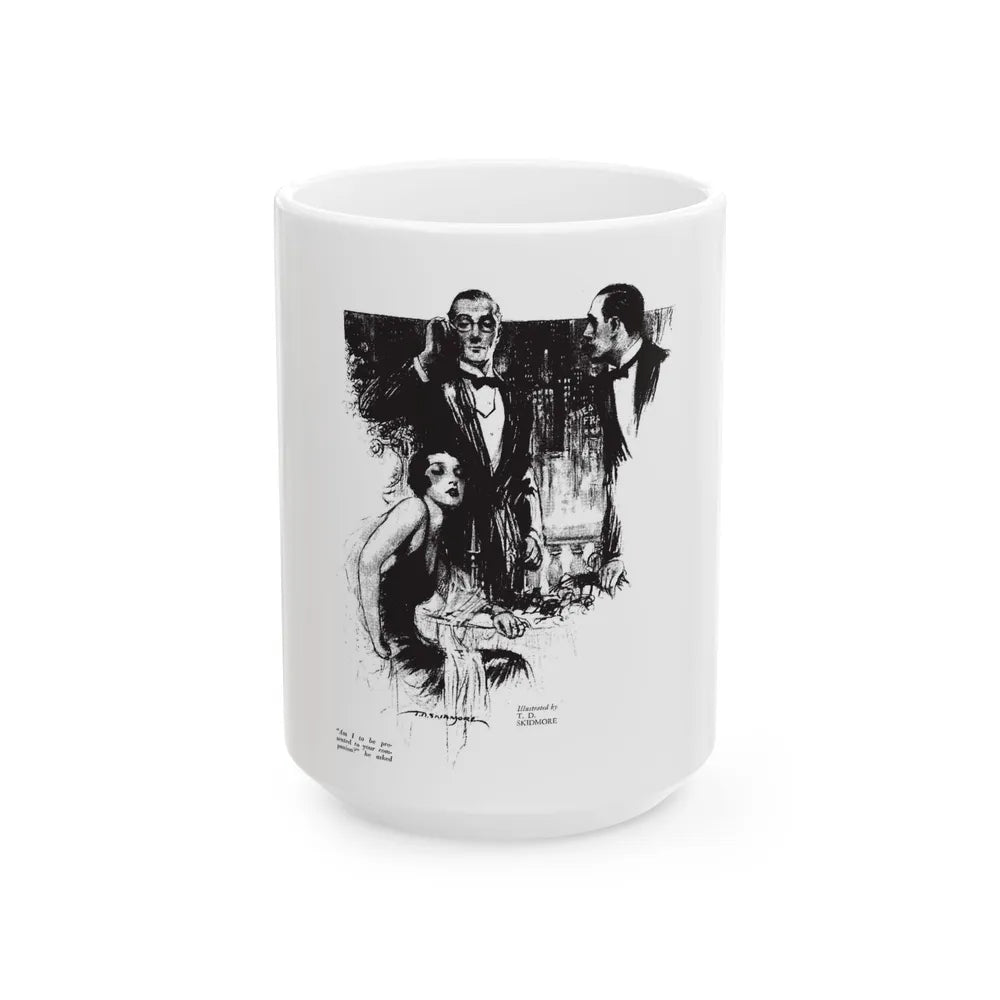 Free, White and Female (4), Collier's, March 3, 1928 - White Coffee Mug-15oz-Go Mug Yourself