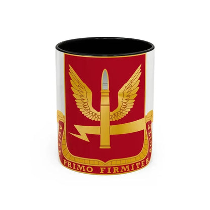 217th Antiaircraft Artillery Battalion (U.S. Army) Accent Coffee Mug 11oz Black - Go Mug Yourself