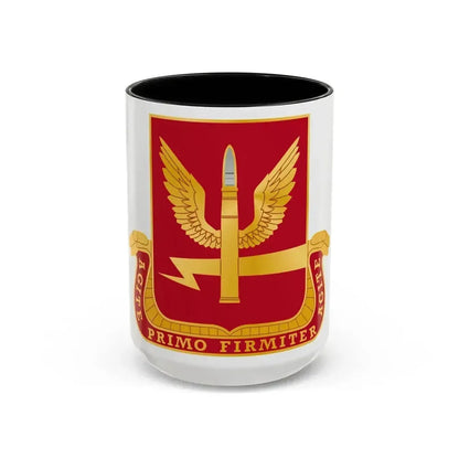 217th Antiaircraft Artillery Battalion (U.S. Army) Accent Coffee Mug 15oz Black - Go Mug Yourself