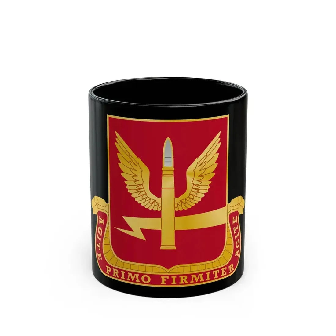 217th Antiaircraft Artillery Battalion (U.S. Army) Black Coffee Mug 11oz - Go Mug Yourself