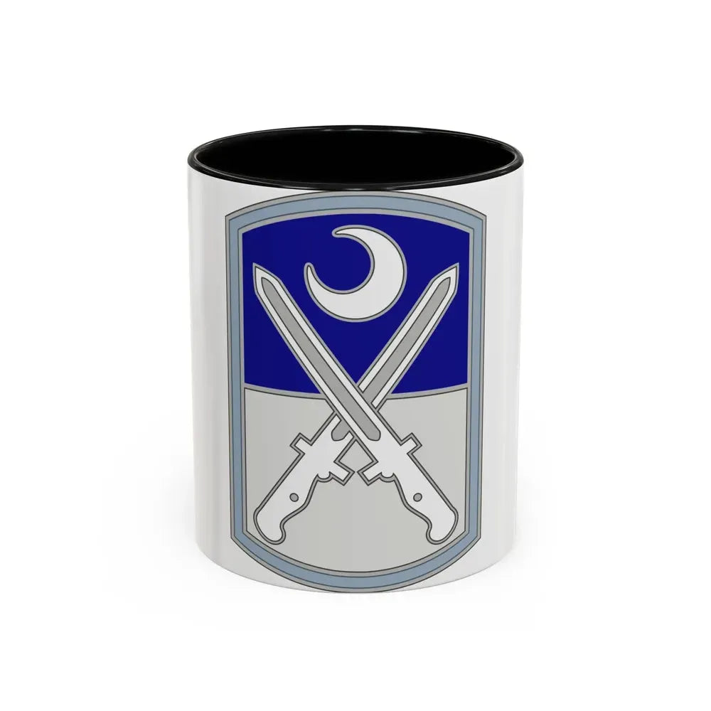 218 Maneuver Enhancement Brigade 3 (U.S. Army) Accent Coffee Mug 11oz Black - Go Mug Yourself
