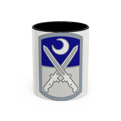 218 Maneuver Enhancement Brigade 3 (U.S. Army) Accent Coffee Mug 11oz Black - Go Mug Yourself