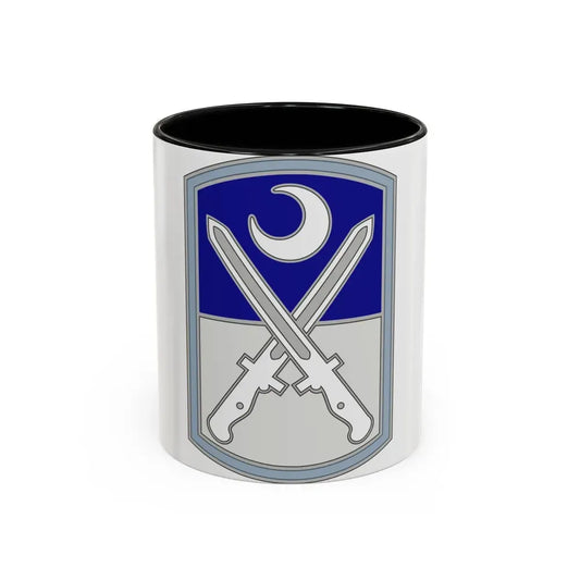 218 Maneuver Enhancement Brigade 3 (U.S. Army) Accent Coffee Mug 11oz Black - Go Mug Yourself