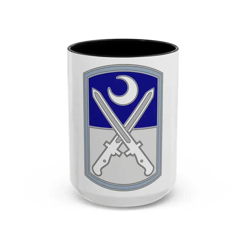 218 Maneuver Enhancement Brigade 3 (U.S. Army) Accent Coffee Mug 15oz Black - Go Mug Yourself
