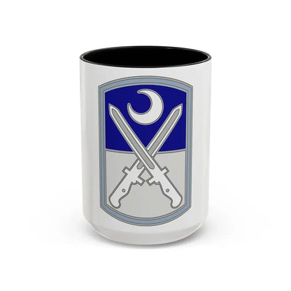 218 Maneuver Enhancement Brigade 3 (U.S. Army) Accent Coffee Mug 15oz Black - Go Mug Yourself