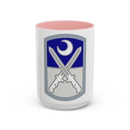 218 Maneuver Enhancement Brigade 3 (U.S. Army) Accent Coffee Mug 15oz Pink - Go Mug Yourself