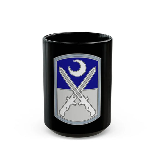 218 Maneuver Enhancement Brigade 3 (U.S. Army) Black Coffee Mug 15oz - Go Mug Yourself