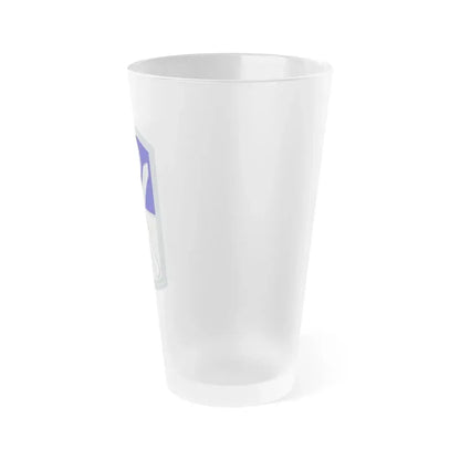 218 Maneuver Enhancement Brigade 3 (U.S. Army) Frosted Pint Glass 16oz - Go Mug Yourself