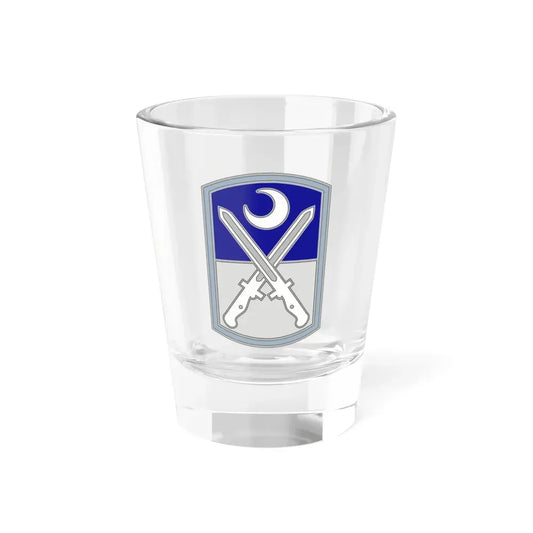 218 Maneuver Enhancement Brigade 3 (U.S. Army) Shot Glass 1.5oz 1.5oz - Go Mug Yourself