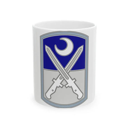 218 Maneuver Enhancement Brigade 3 (U.S. Army) White Coffee Mug 11oz - Go Mug Yourself