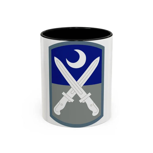 218 Maneuver Enhancement Brigade (U.S. Army) Accent Coffee Mug 11oz Black - Go Mug Yourself