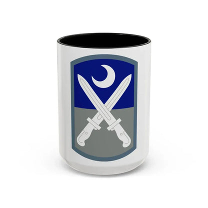 218 Maneuver Enhancement Brigade (U.S. Army) Accent Coffee Mug 15oz Black - Go Mug Yourself