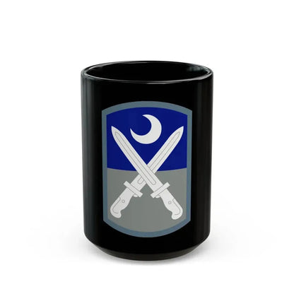 218 Maneuver Enhancement Brigade (U.S. Army) Black Coffee Mug 15oz - Go Mug Yourself