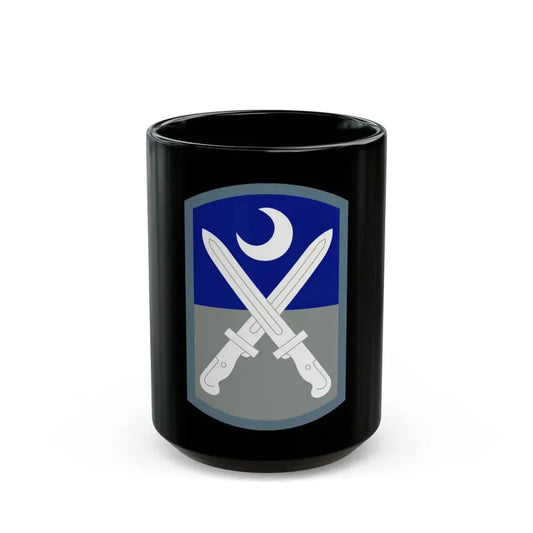 218 Maneuver Enhancement Brigade (U.S. Army) Black Coffee Mug 15oz - Go Mug Yourself