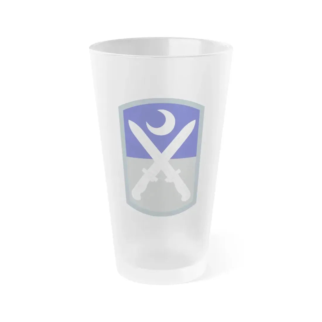 218 Maneuver Enhancement Brigade (U.S. Army) Frosted Pint Glass 16oz Default Title - Go Mug Yourself