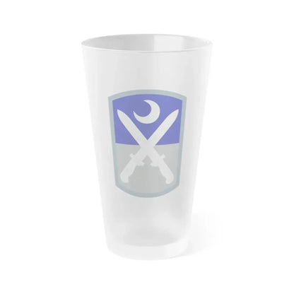 218 Maneuver Enhancement Brigade (U.S. Army) Frosted Pint Glass 16oz Default Title - Go Mug Yourself