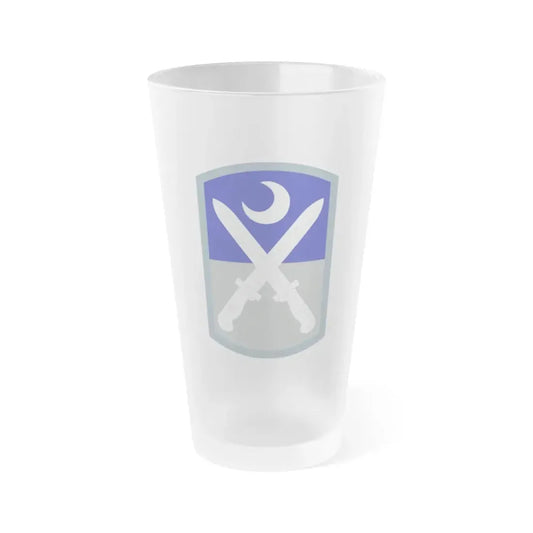218 Maneuver Enhancement Brigade (U.S. Army) Frosted Pint Glass 16oz Default Title - Go Mug Yourself
