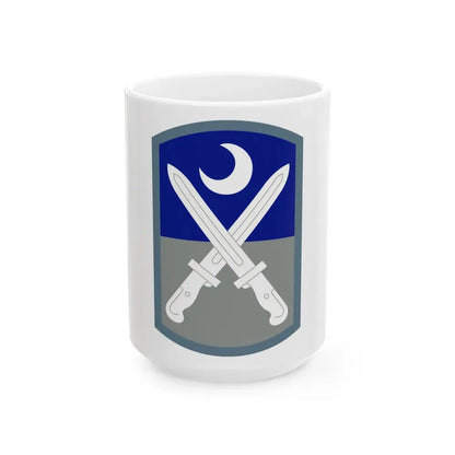 218 Maneuver Enhancement Brigade (U.S. Army) White Coffee Mug 15oz - Go Mug Yourself